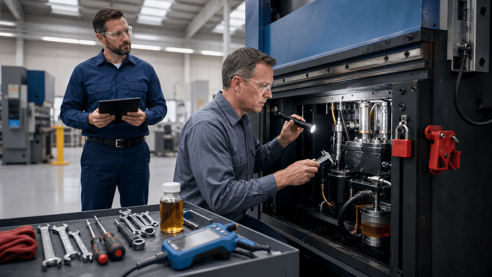 Questioning Press Brake Downtime when Buying Used Machines