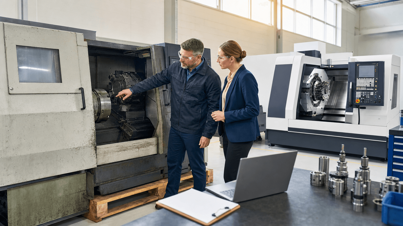 When to Choose a Used CNC Lathe Over a New Machine